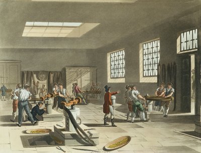 Casa de la Moneda Real, Sala de estampado de 